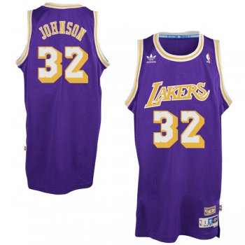 Los Angeles Lakers Magic Johnson Hardwood Classics Jersey