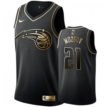 Orlando Magic #21 Timofey Mozgov Golden Edition Jersey