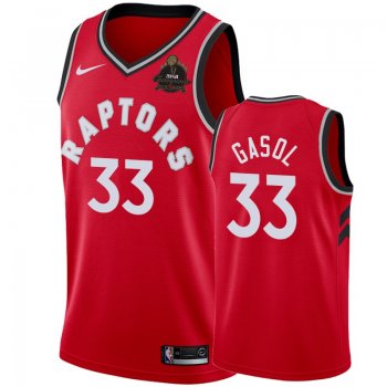 Toronto Raptors #33 Marc Gasol Finals Champions Jersey