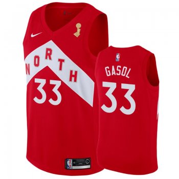 Toronto Raptors #33 Marc Gasol Finals Champions Jersey