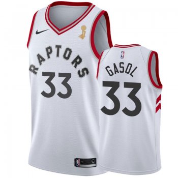 Toronto Raptors #33 Marc Gasol Finals Champions Jersey