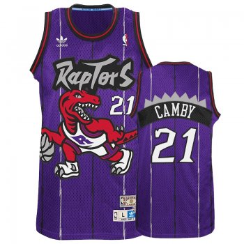 Toronto Raptors #21 Marcus Camby Hardwood Classics Jersey