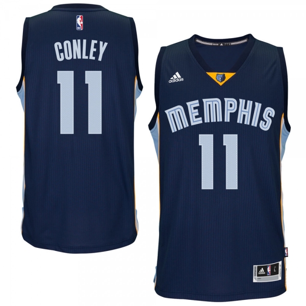 Men's Mike Conley Memphis Grizzlies Navy adidas Swingman Jersey