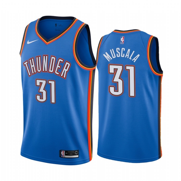 Oklahoma City Thunder #31 Mike Muscala Icon Jersey