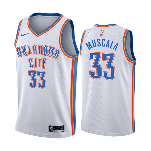 Oklahoma City Thunder #33 Mike Muscala Association Jersey