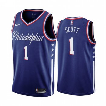 Philadelphia 76ers #1 Mike Scott City Jersey