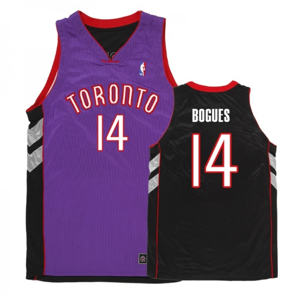 Toronto Raptors #14 Muggsy Bogues Throwback Jersey