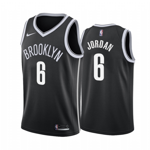 Brooklyn Nets #6 DeAndre Jordan Icon Jersey