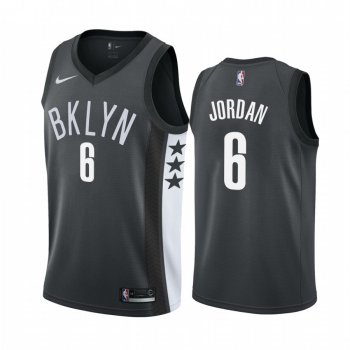 Brooklyn Nets #6 DeAndre Jordan Statement Jersey