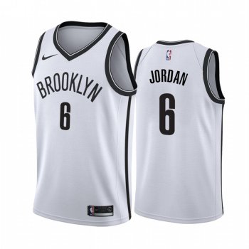 Brooklyn Nets #6 DeAndre Jordan Association Jersey