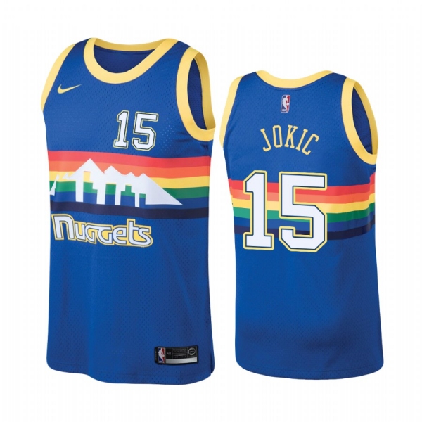 Denver Nuggets #15 Nikola Jokic Hardwood Classics Jersey