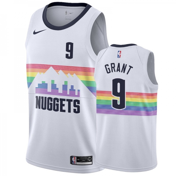 Denver Nuggets #9 Jerami Grant City Jersey