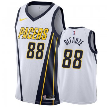 Indiana Pacers #88 Goga Bitadze Earned Jersey