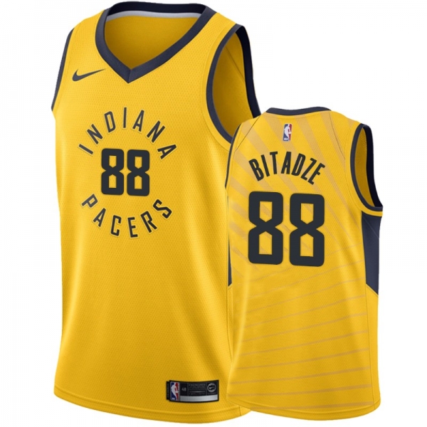 Indiana Pacers #88 Goga Bitadze Statement Jersey