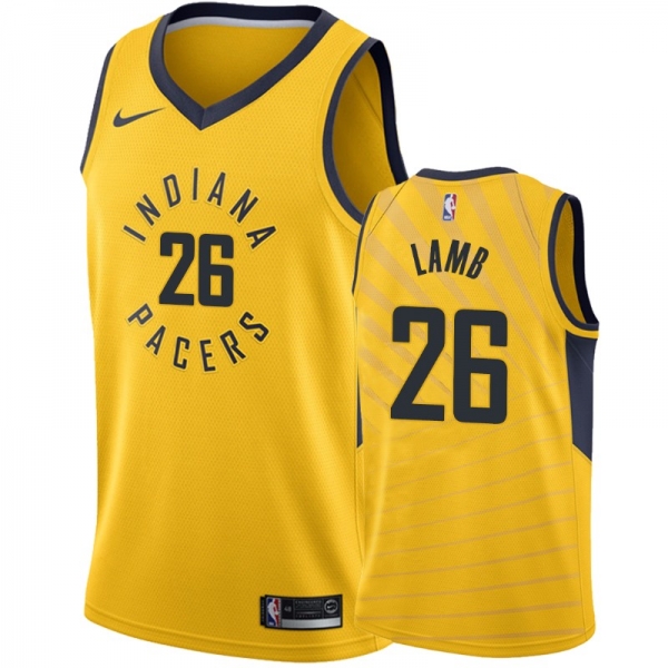 Indiana Pacers #26 Jeremy Lamb Statement Jersey