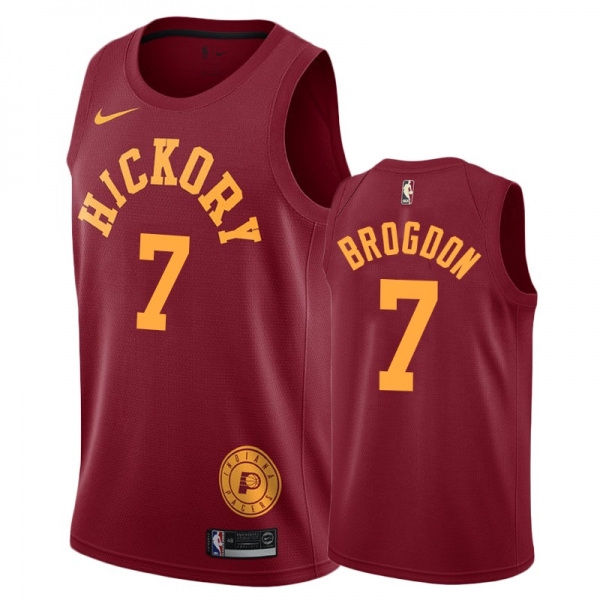 Indiana Pacers #7 Malcolm Brogdon Hardwood Classics Jersey