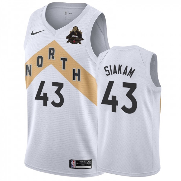 Toronto Raptors #43 Pascal Siakam Finals Champions Jersey