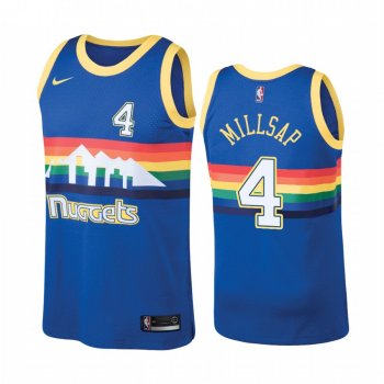 Denver Nuggets #4 Paul Millsap Hardwood Classics Jersey