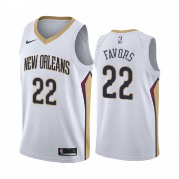 New Orleans Pelicans #22 Derrick Favors Association Jersey