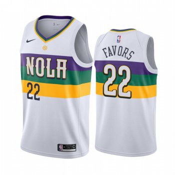 Pelicans Derrick Favors City Men's Jersey