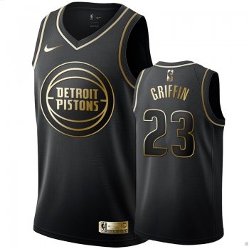 Detroit Pistons #23 Blake Griffin Golden Edition Jersey