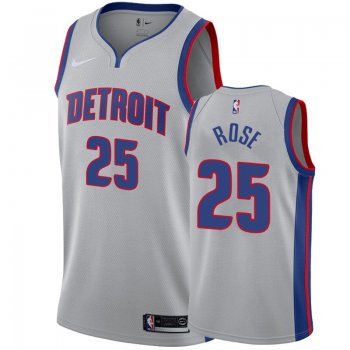 Detroit Pistons #25 Derrick Rose Statement Jersey