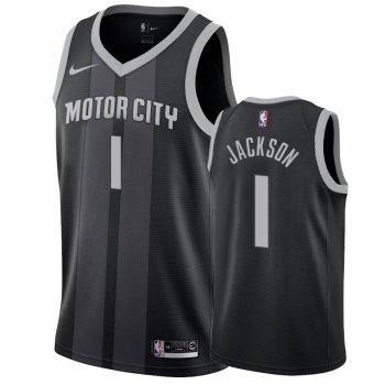 Pistons Reggie Jackson 2018-19 City Men's Jersey