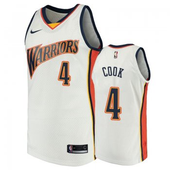 Golden State Warriors #4 Quinn Cook Hardwood Classics Jersey