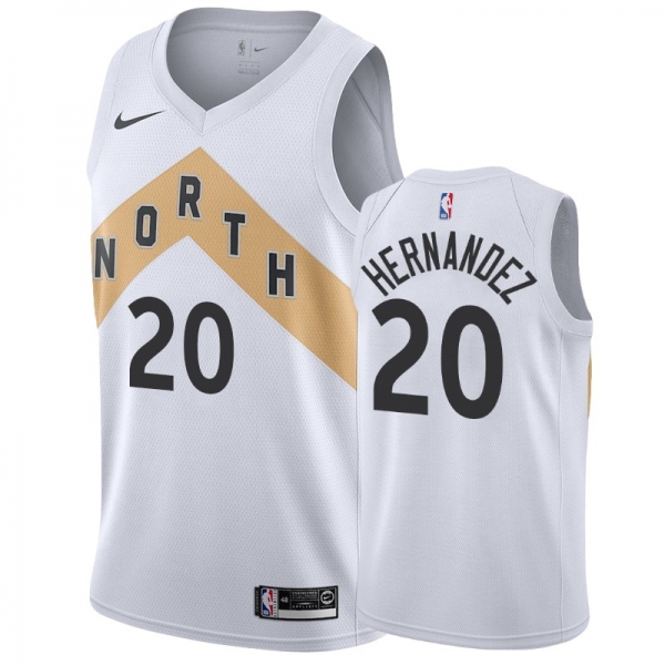 Toronto Raptors #20 Dewan Hernandez City Jersey