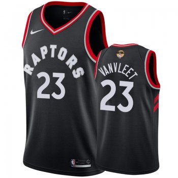 Men's Raptors Fred VanVleet Black 2019 NBA Finals Jersey