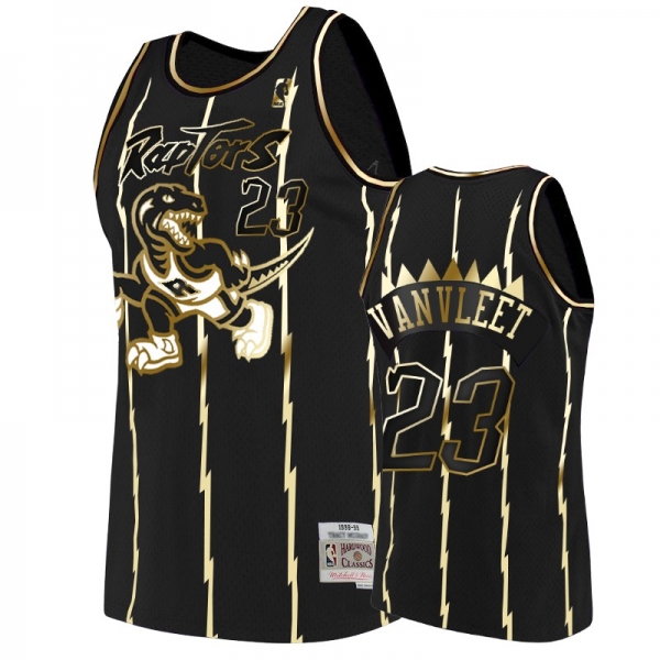 Toronto Raptors #23 Fred VanVleet Golden Edition Jersey