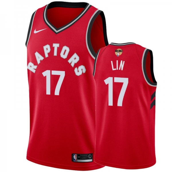 Toronto Raptors #17 Jeremy Lin NBA Finals Jersey