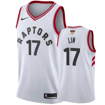 Toronto Raptors #17 Jeremy Lin NBA Finals Jersey