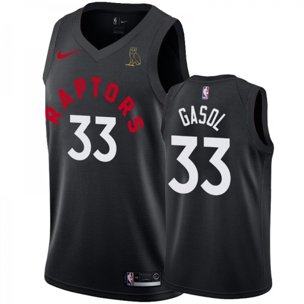 Toronto Raptors #33 Marc Gasol Raptors X OVO Jersey