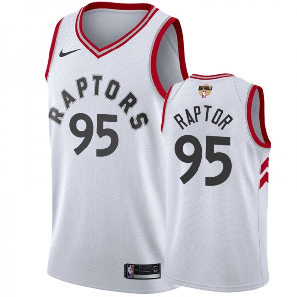 Men's Raptors The Raptor White 2019 NBA Finals Jersey