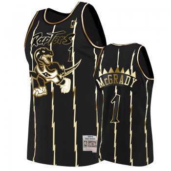 Toronto Raptors #1 Tracy McGrady Golden Edition Jersey