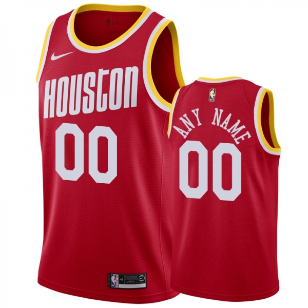 Rockets Custom Hardwood Classics Men's Jersey