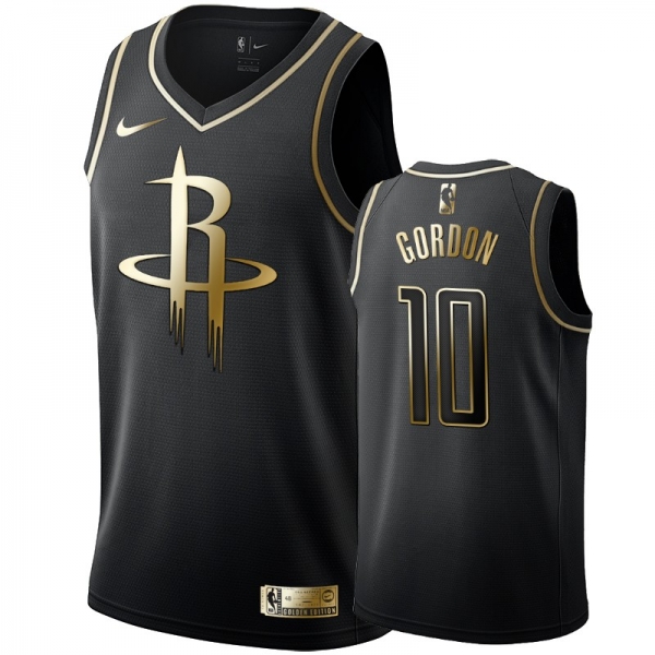 Houston Rockets #10 Eric Gordon Golden Edition Jersey