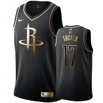 Houston Rockets #17 P.J. Tucker Golden Edition Jersey