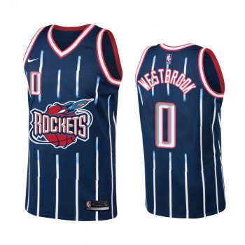 Houston Rockets #0 Russell Westbrook Hardwood Classics Jersey