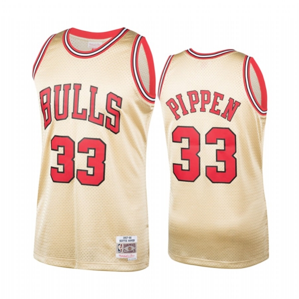 Chicago Bulls #33 Scottie Pippen Hardwood Classics Jersey