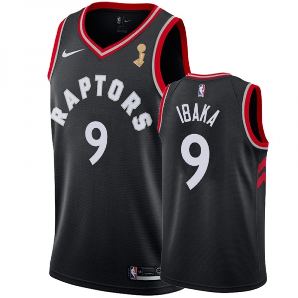 Toronto Raptors #9 Serge Ibaka Finals Champions Jersey