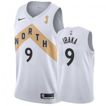 Toronto Raptors #9 Serge Ibaka Finals Champions Jersey