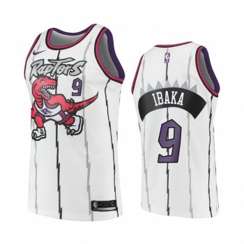 Toronto Raptors #9 Serge Ibaka Hardwood Classics Jersey