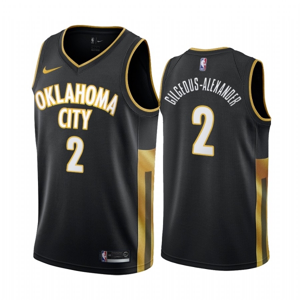 Oklahoma City Thunder #2 Shai Gilgeous-Alexander City Jersey