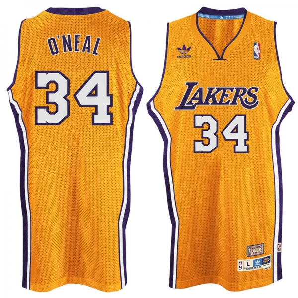 Los Angeles Lakers Shaquille O'Neal Hardwood Classics Jersey