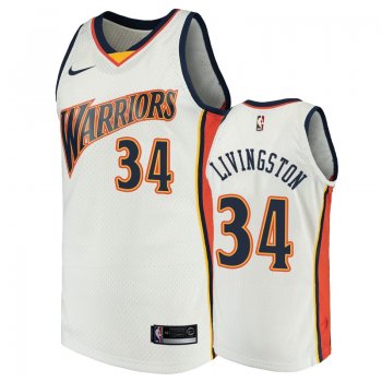 Golden State Warriors #34 Shaun Livingston Hardwood Classics Jersey