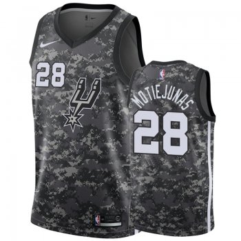 Spurs Donatas Motiejunas 2018-19 City Men's Jersey