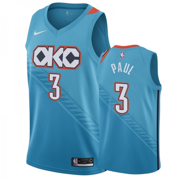 Oklahoma City Thunder #3 Chris Paul City Jersey