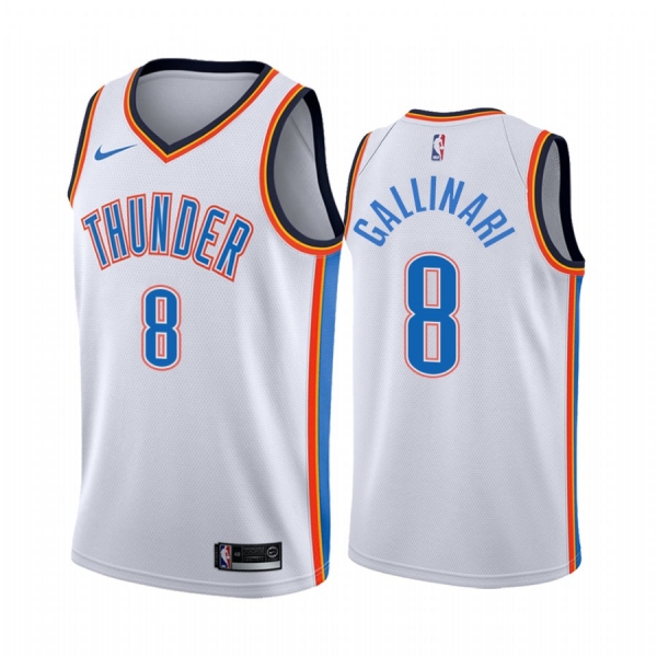 Oklahoma City Thunder #8 Danilo Gallinari Association Jersey